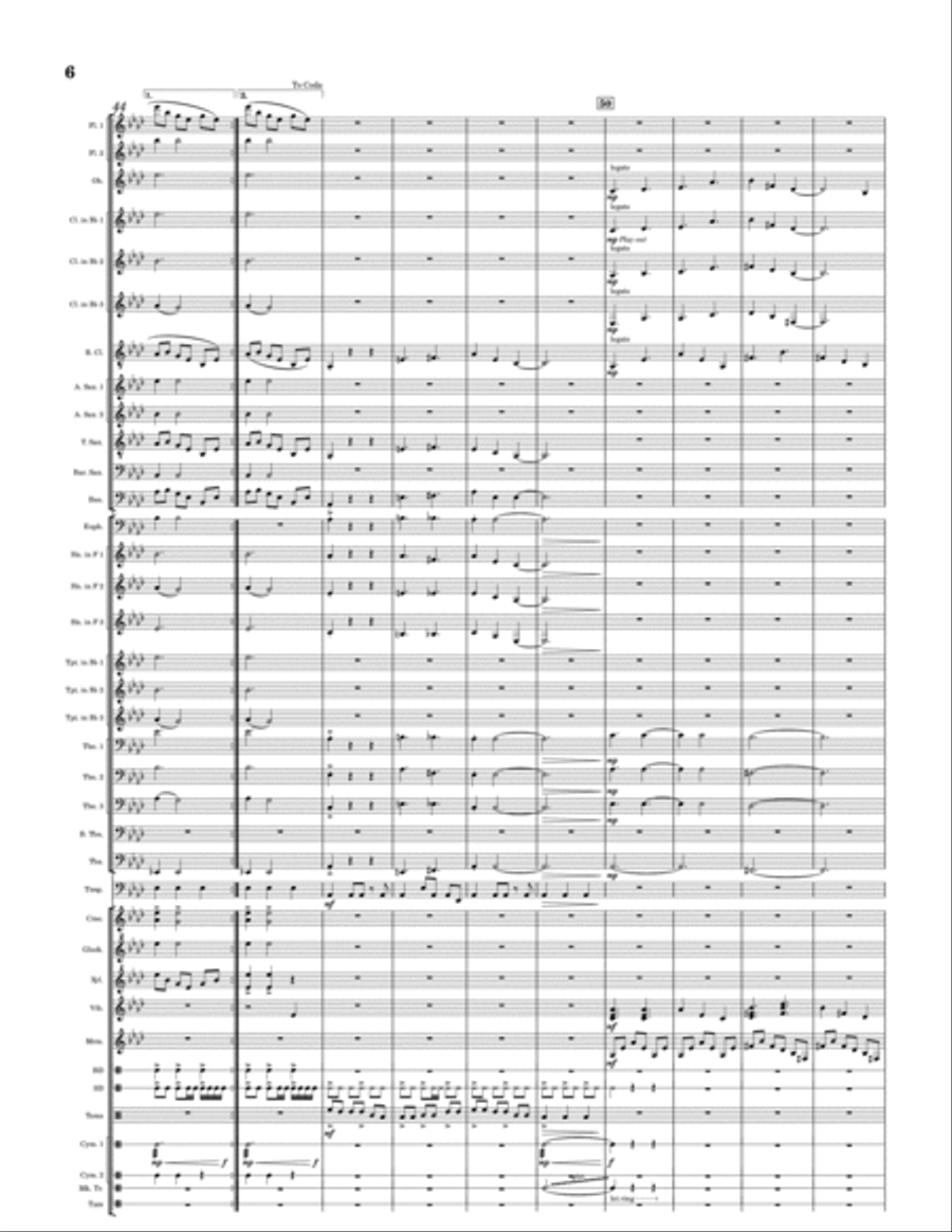 Coastal Adventure! Concert Band scores gallery preview page 6