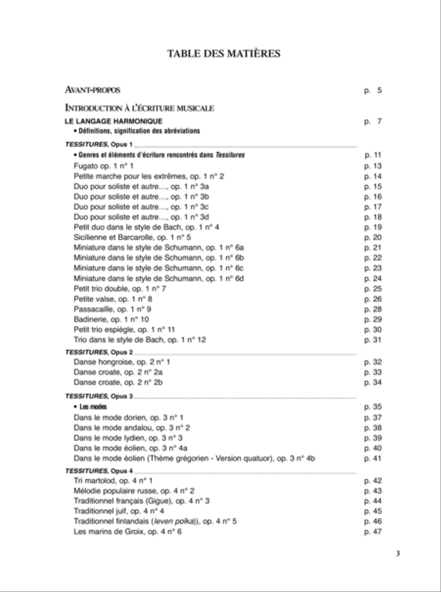 Tessitures Score scores gallery preview page 10