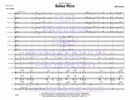 Salsa Rico (Full Score)