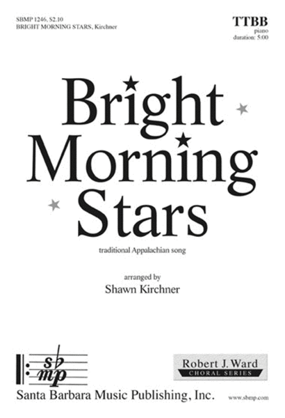 Bright Morning Stars - TTBB Octavo image number null