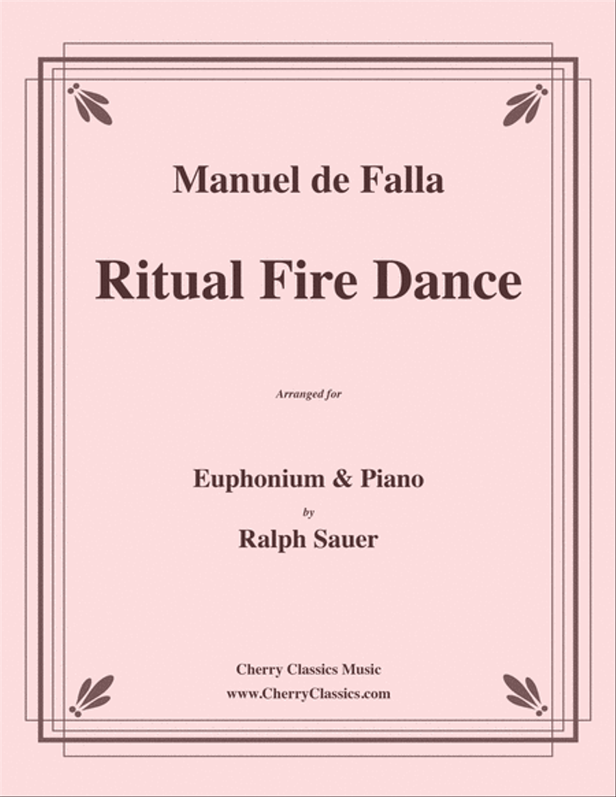 Ritual Fire Dance for Euphonium and Piano Euphonium scores gallery preview page 1