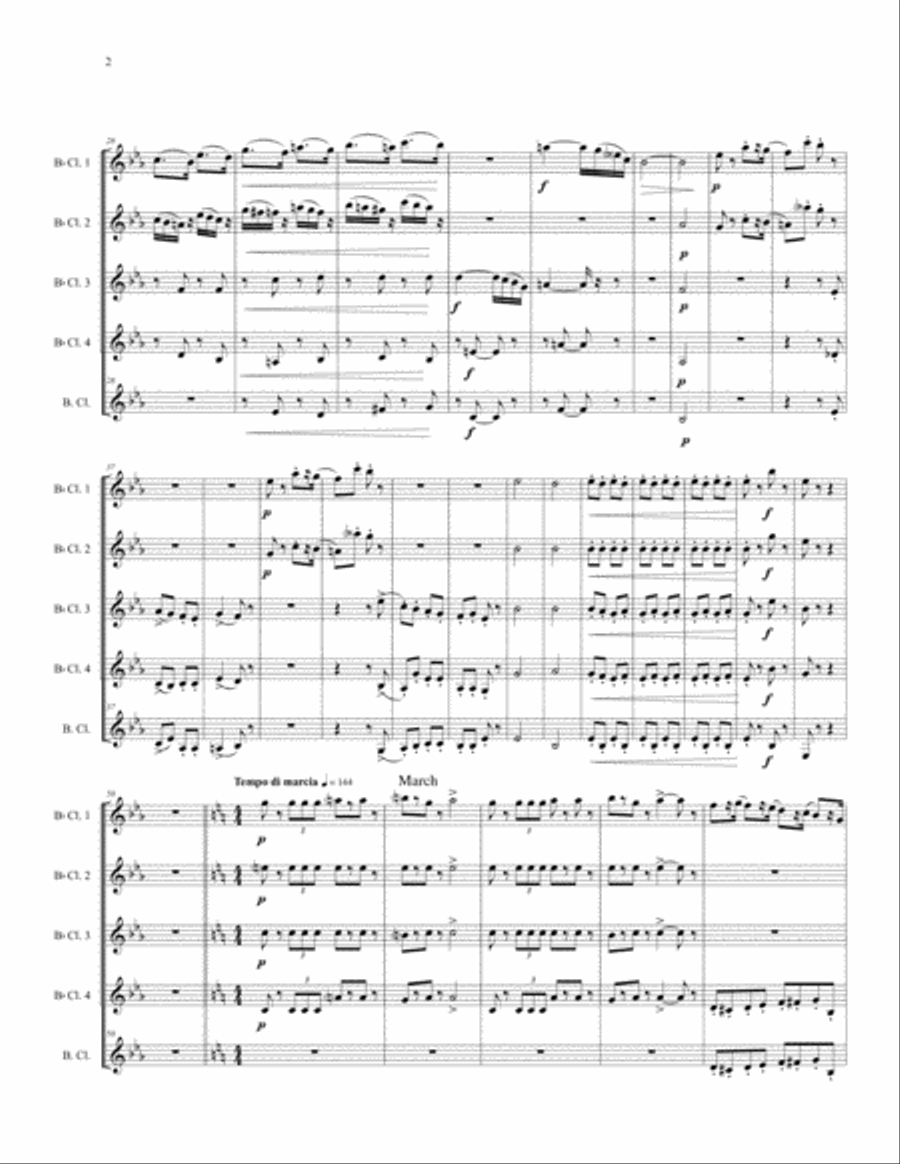 A Night at the Ballet - The Nutcracker for Clarinet Quintet image number null
