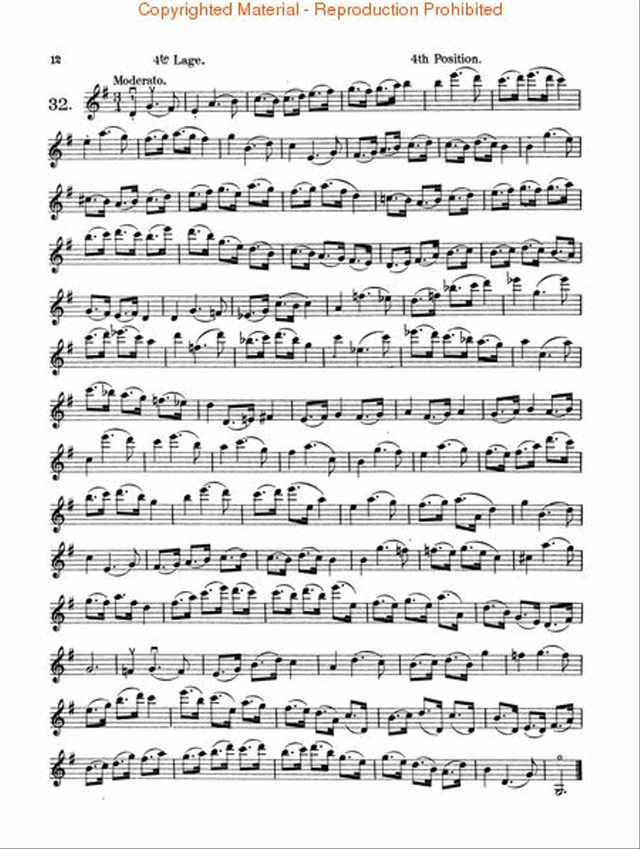 Etudes, Op. 32 – Book 2 Violin scores gallery preview page 3