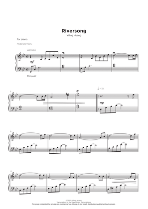 Riversong Piano Solo by Yiling Huang