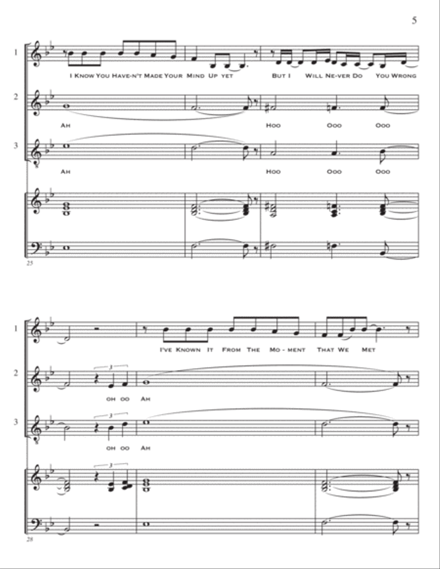 To Make You Feel My Love To Make You Feel My Love 3-Part scores gallery preview page 6