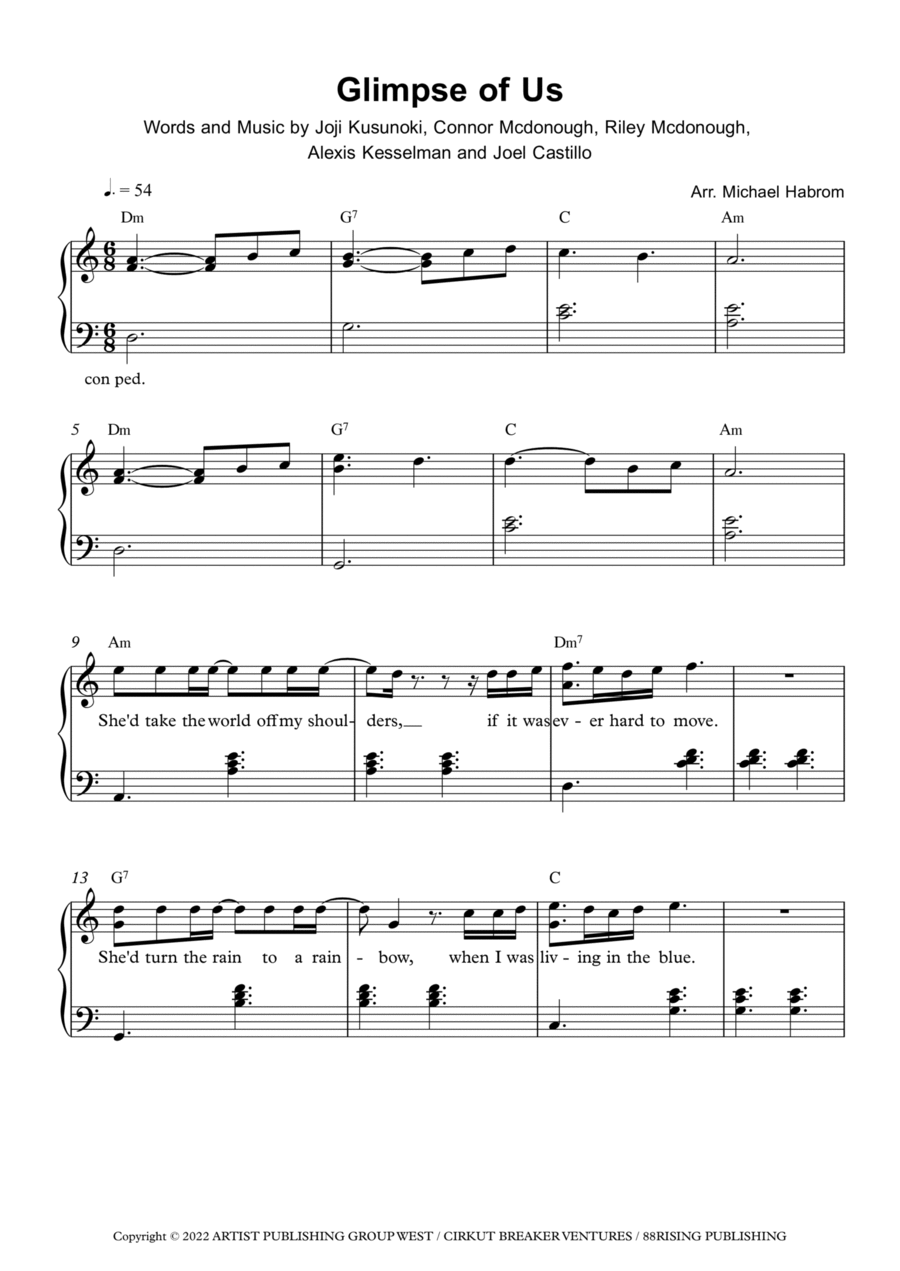 Space Cowboys Season 1 Opening (Starring American Bacon, ASRIEL_DREEMURR_,  VGA, fgfgfg, GDOE, and Comic SANS MS) (CRC #2) Sheet music for Piano,  Glockenspiel, Guitar, Bass guitar & more instruments (Mixed Ensemble)