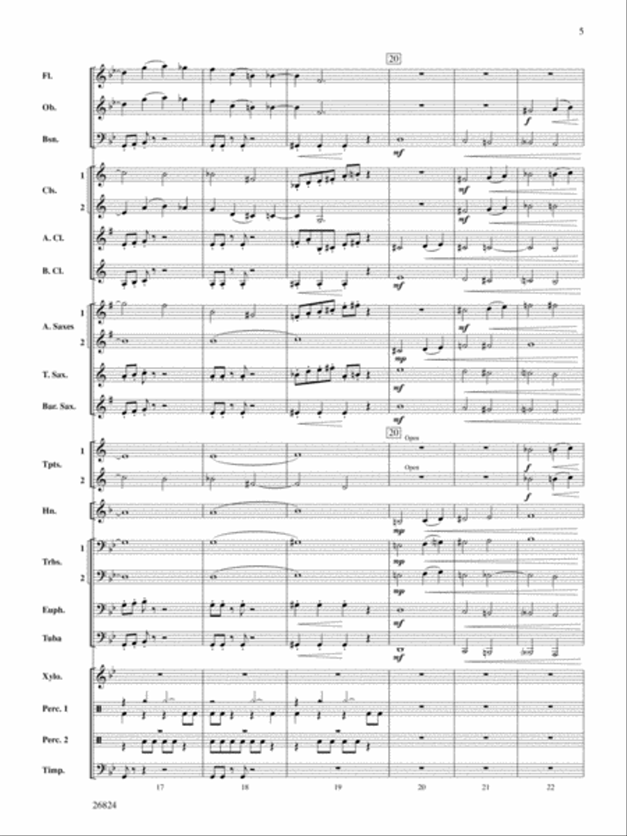 Contraption: Score Concert Band scores gallery preview page 5