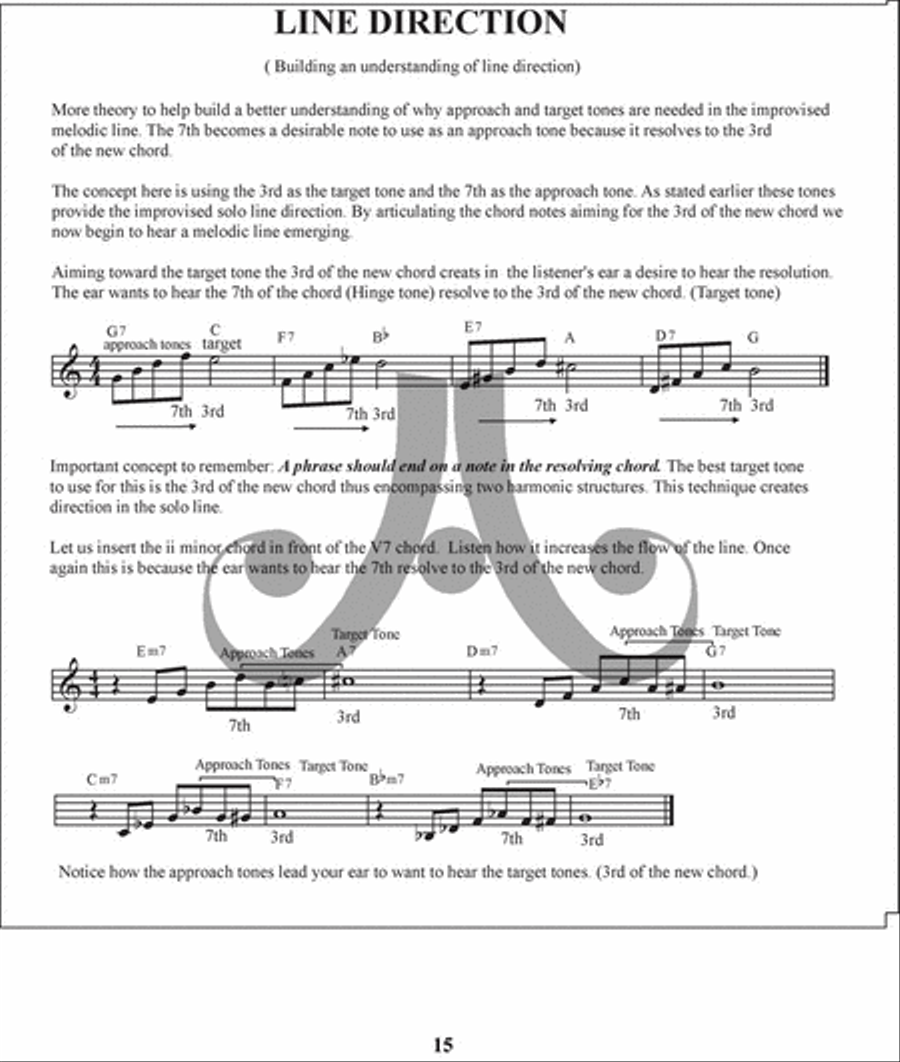 Target and Approach Tones Collection / Songbook scores gallery preview page 7