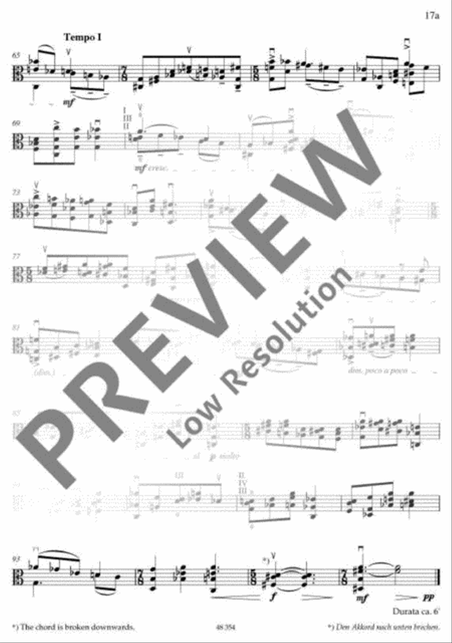 Sonata Sonata Viola Solo scores gallery preview page 16