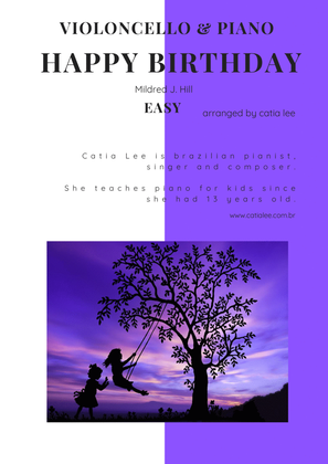 Happy birthday Duet for Cello and Piano G major