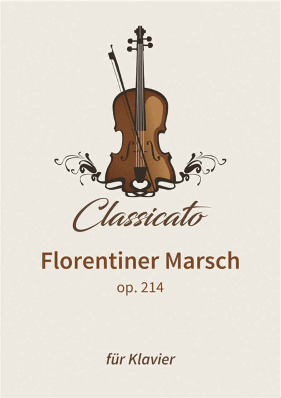 Florentiner Marsch Piano scores gallery preview page 1