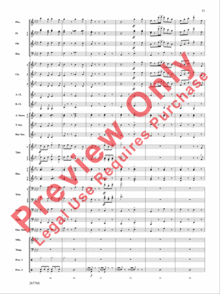 The Music of Disneyland Concert Band scores gallery preview page 12