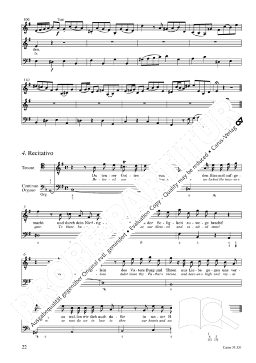 Comfort sweet, that Jesus came 4-Part scores gallery preview page 23