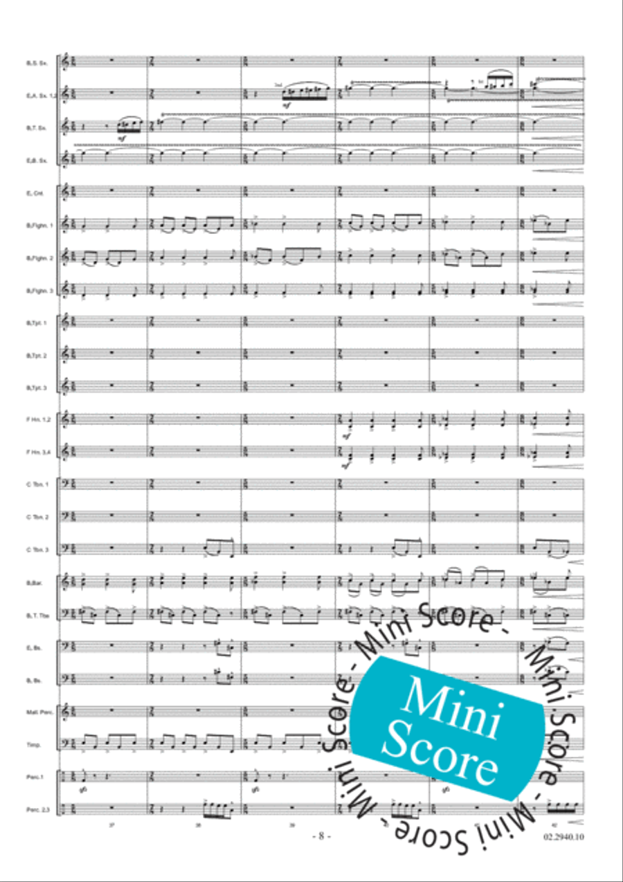 Aurora Fanfare Band scores gallery preview page 14