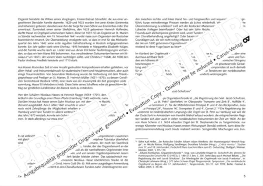 Organ music of the Hasse family Organ Solo scores gallery preview page 6