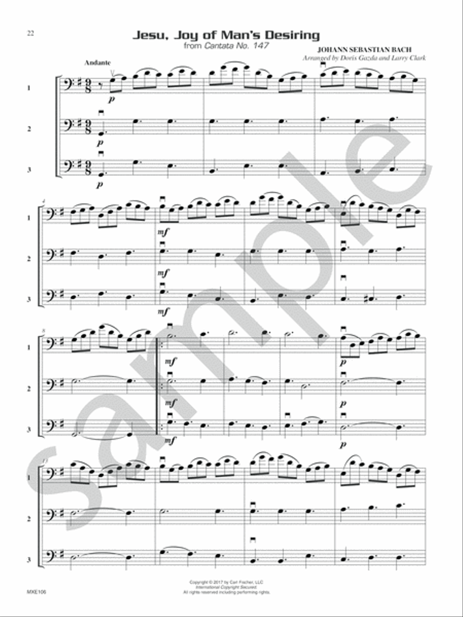Compatible Trios for Christmas Bassoon scores gallery preview page 12