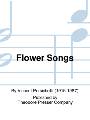 Book cover for Flower Songs