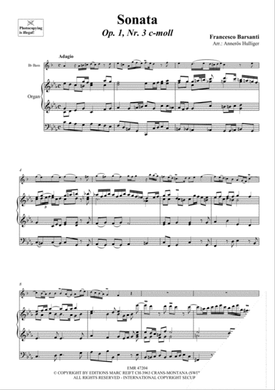 Sonata Sonata Organ scores gallery preview page 3