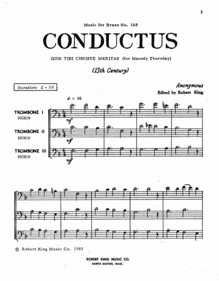 Conductus (horns 3)