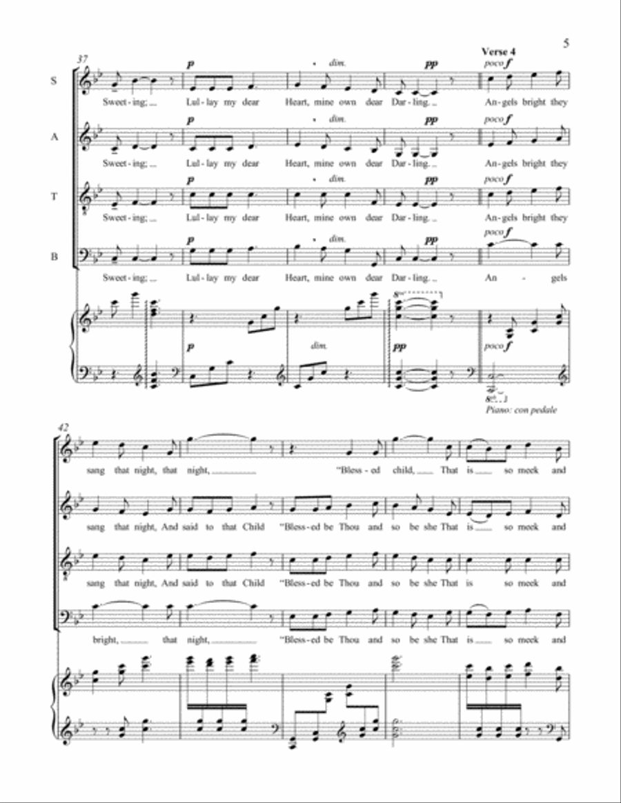 Lullay My Liking (Choral Score) 4-Part scores gallery preview page 5