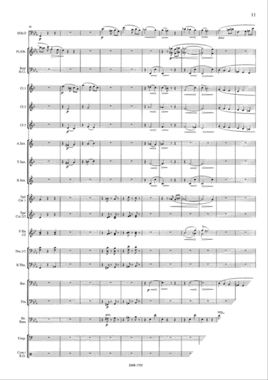 Morceau Symphonique Concert Band scores gallery preview page 12
