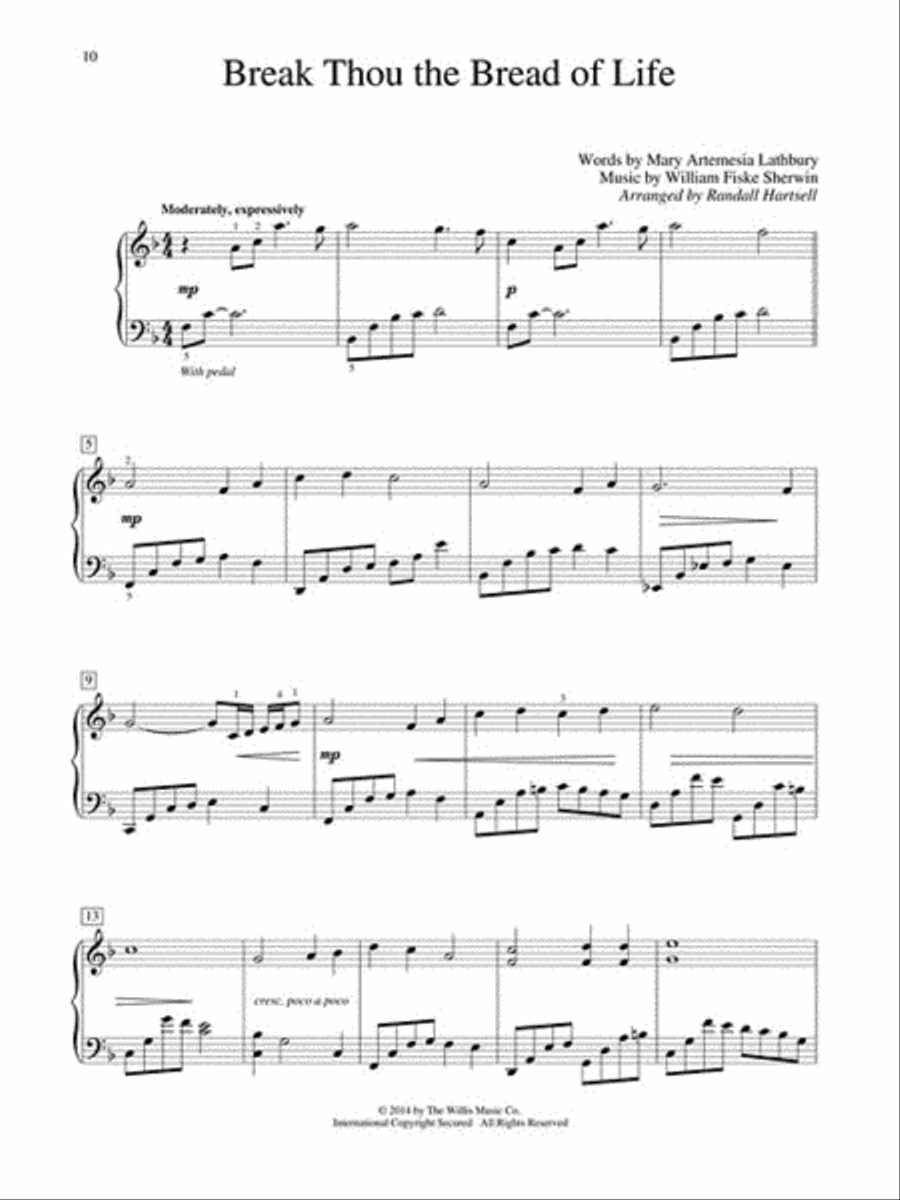 More Hymn Creations Piano Solo scores gallery preview page 4