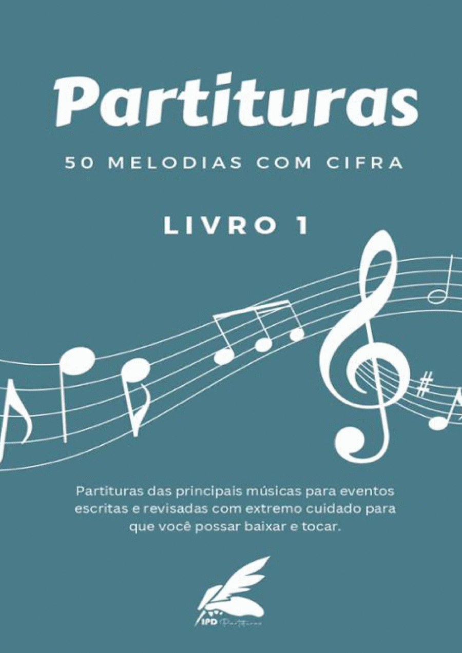 Partituras - 50 Melodias com cifra - Livro 1 Flute scores gallery preview page 1