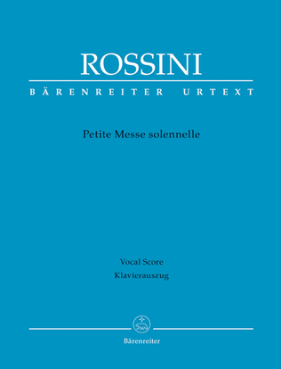 Book cover for Petite Messe solennelle