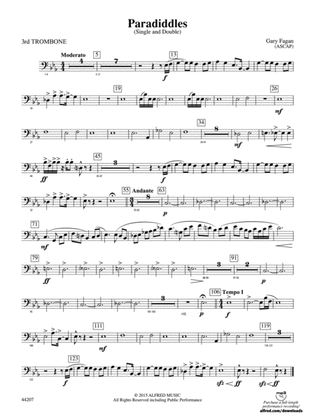 Paradiddles: 3rd Trombone