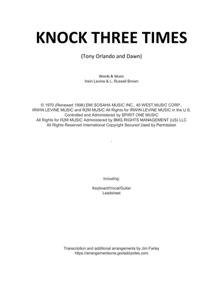 Knock Three Times image number null