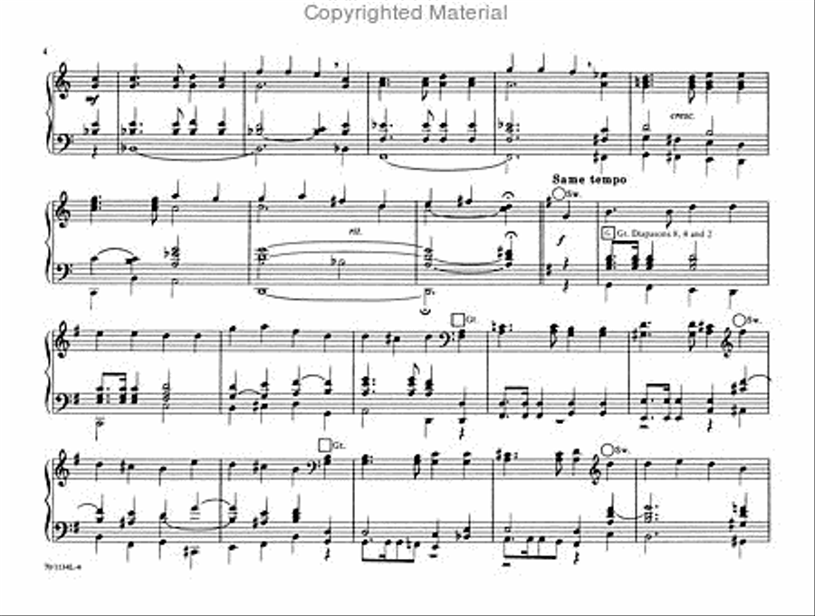 Pull Out All the Stops! Vol. 2 Organ Solo scores gallery preview page 3