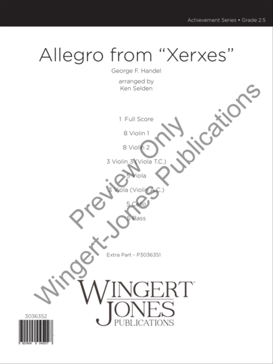 Allegro Festivo (Score) String Orchestra scores gallery preview page 2