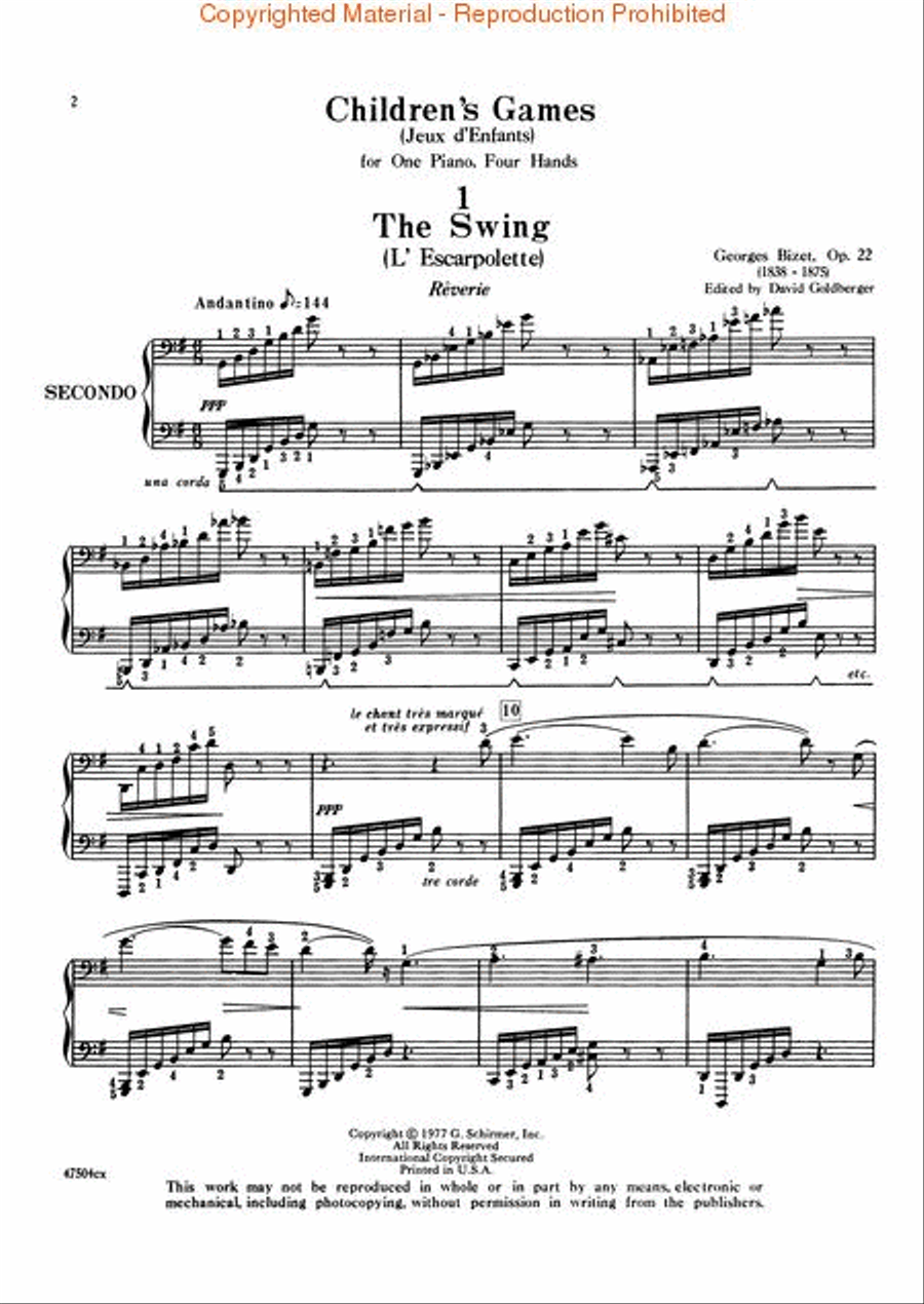Jeux d'Enfants , Op. 22