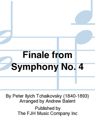 Book cover for Finale from Symphony No. 4