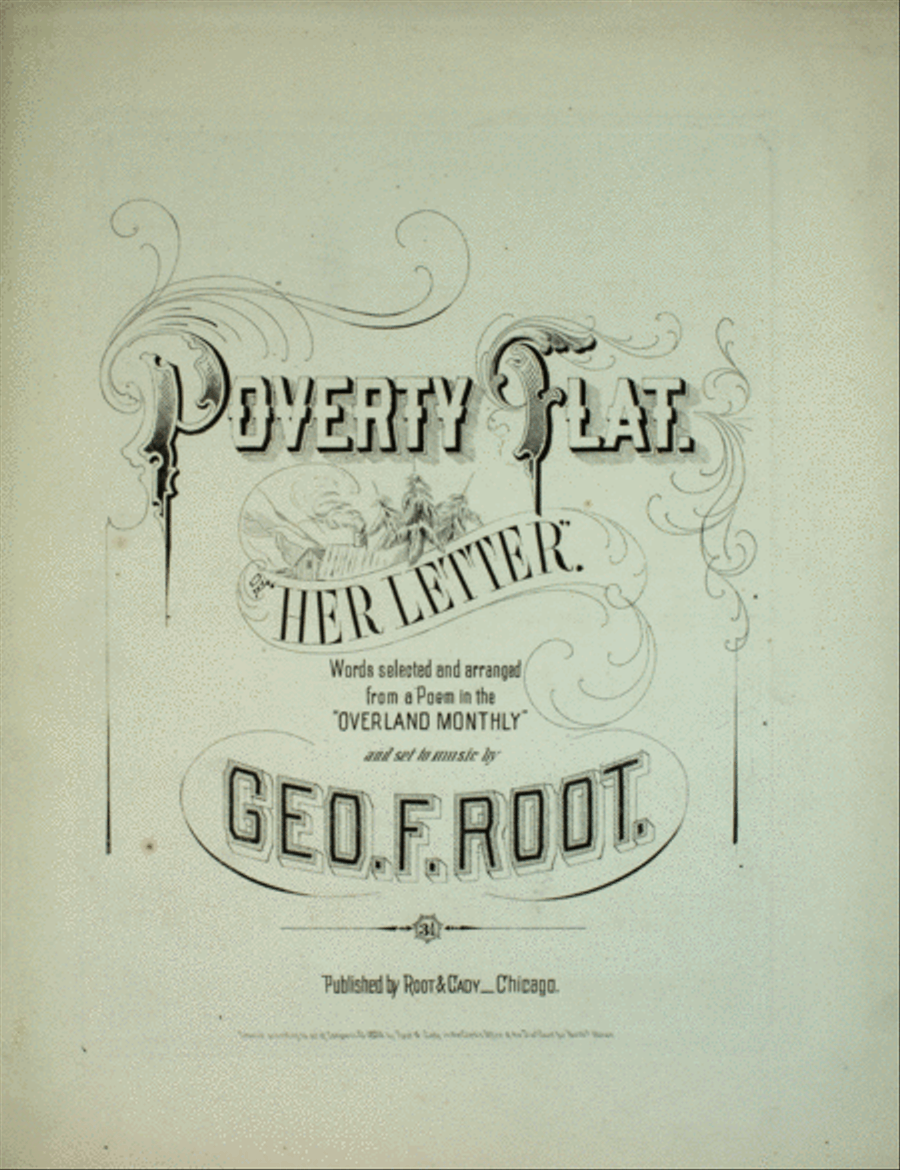 Poverty Flat, or, Her Letter Voice scores gallery preview page 1