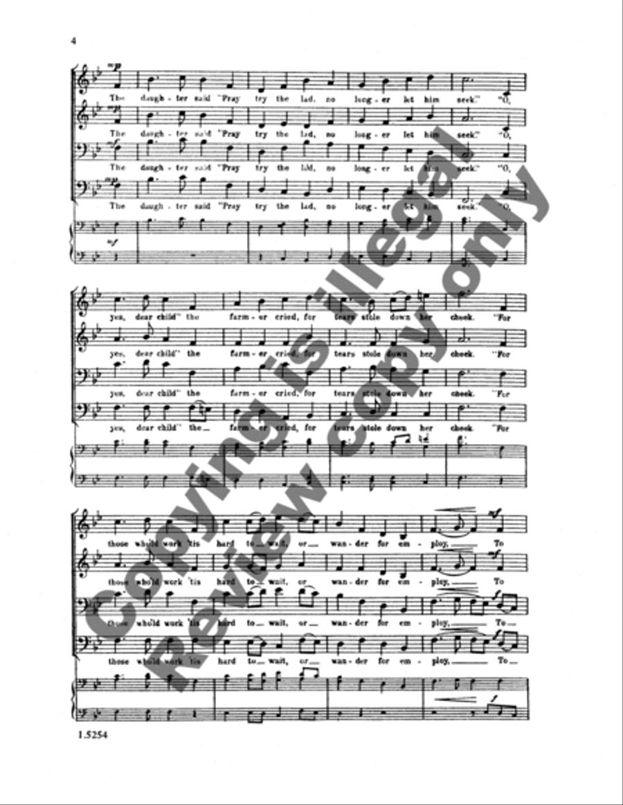 A Farmer’s Boy TTBB scores gallery preview page 7