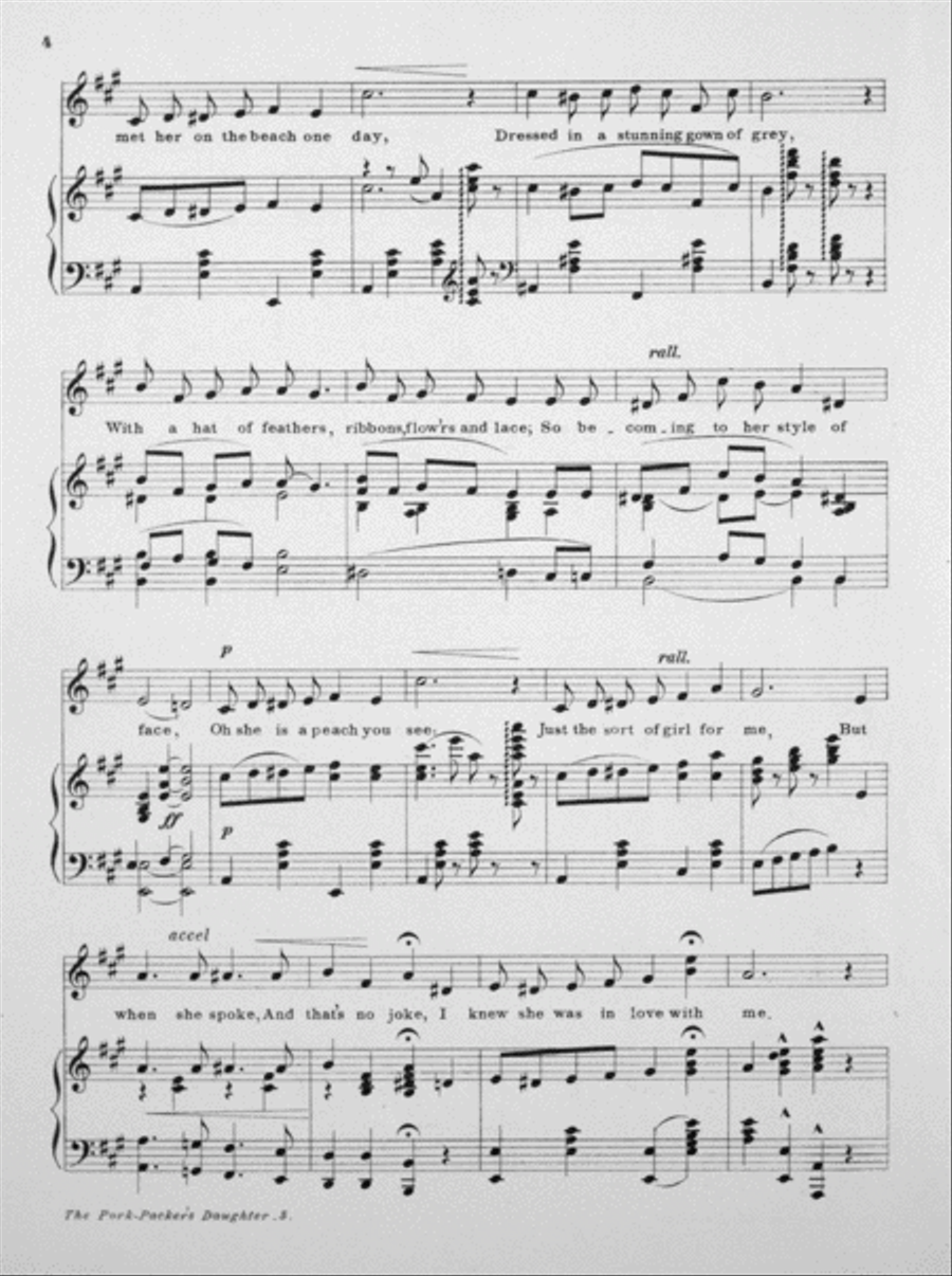 The Pork-Packer's Daughter Voice scores gallery preview page 3