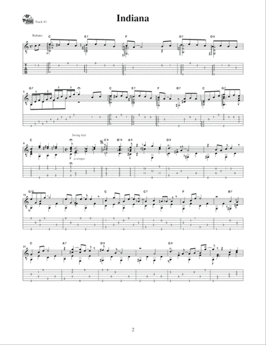 Dixieland Tunes for Fingerstyle Guitar Electric Guitar scores gallery preview page 3