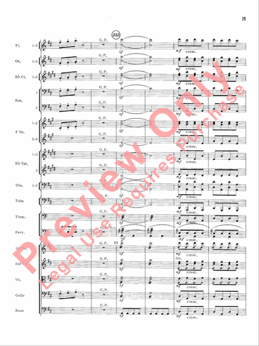 William Tell Overture Full Orchestra scores gallery preview page 32