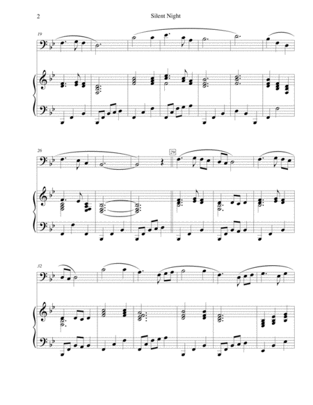 Silent Night - for tuba and piano image number null
