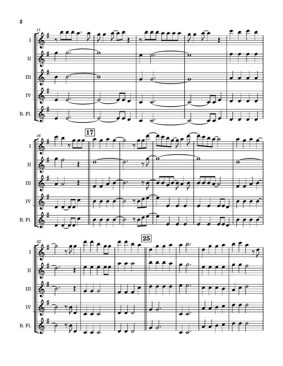 My Only Wish This Year Flute Quartet scores gallery preview page 3