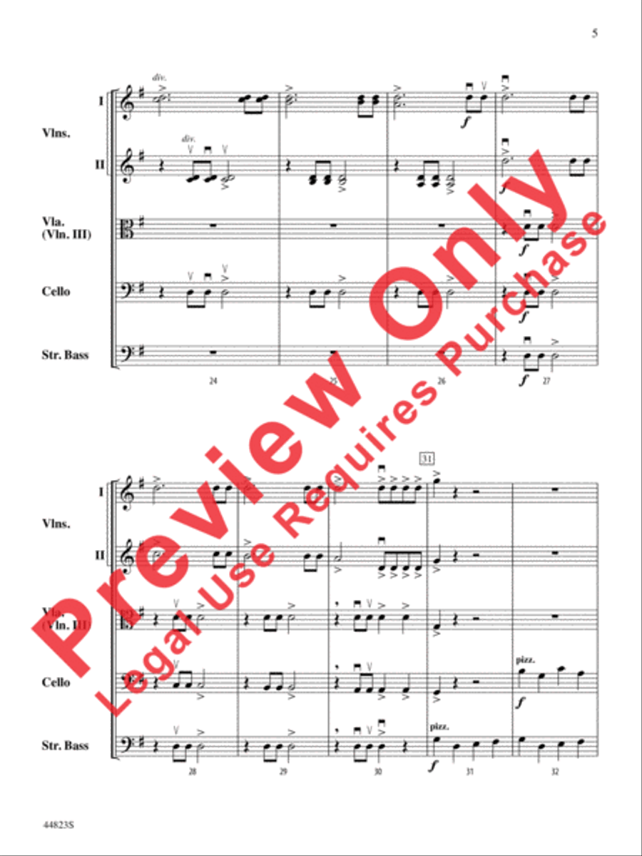 Presto! Presto! String Orchestra scores gallery preview page 14
