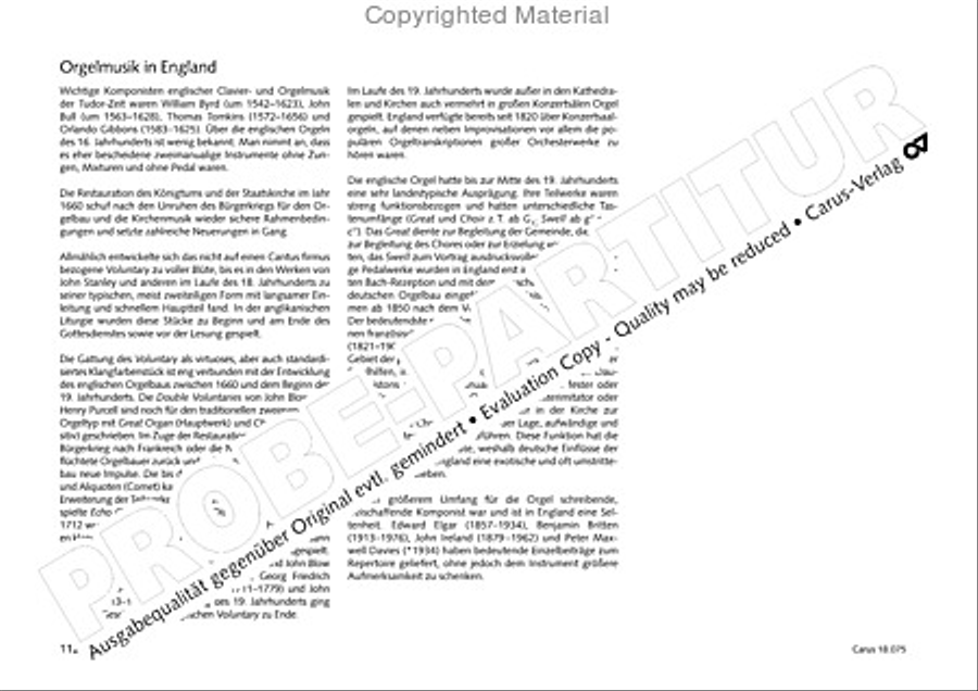 Freiburger Orgelbuch: Stammteil Organ Solo scores gallery preview page 113