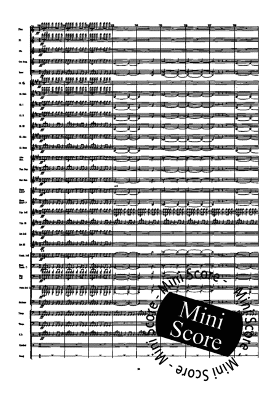 Mars, The Bringer Of War Concert Band scores gallery preview page 24