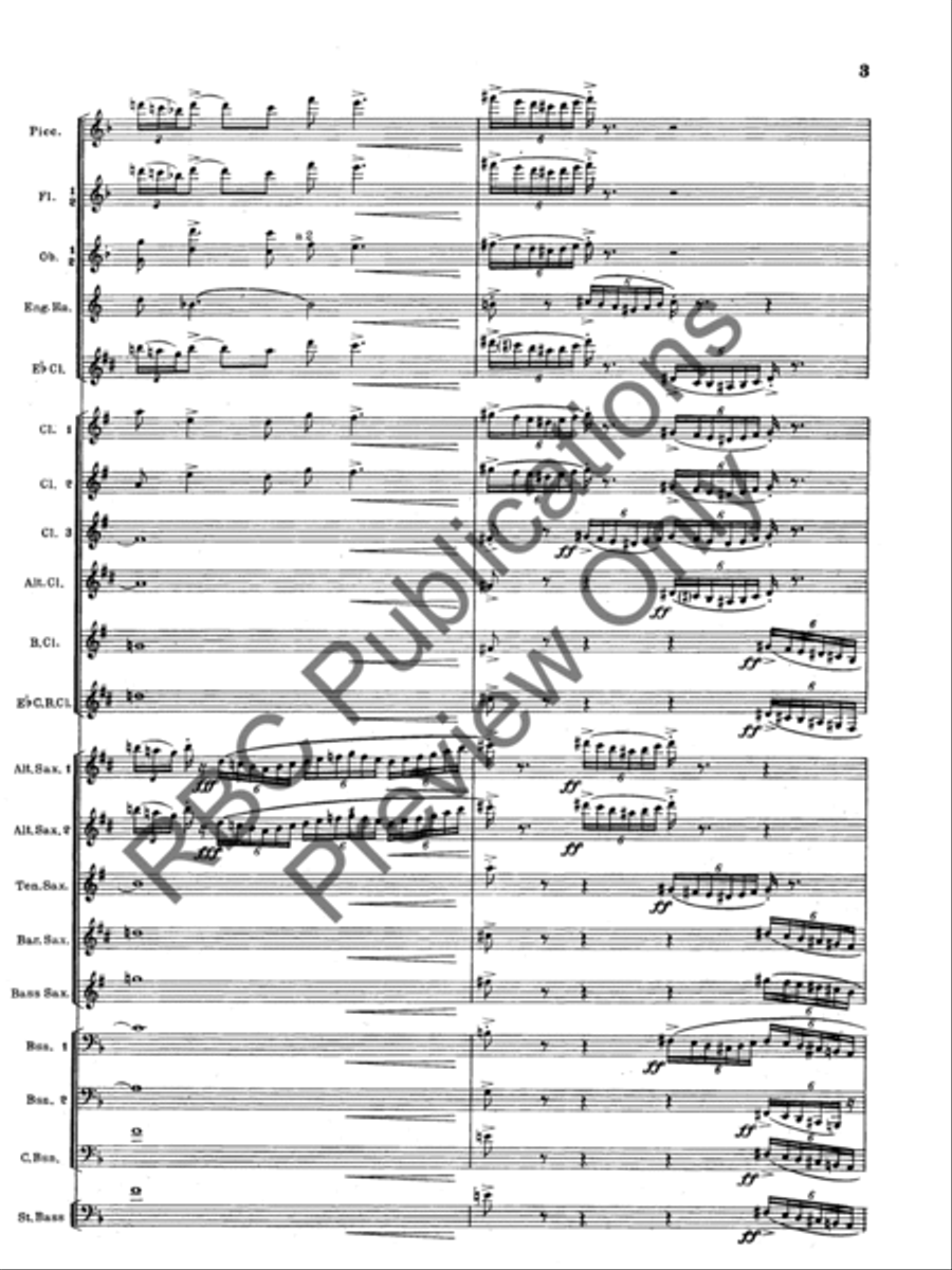 Overture For Woodwinds Overture For Woodwinds Score scores gallery preview page 6
