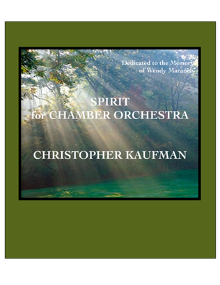 SPIRIT - Chamber Orchestra (Score and Parts)