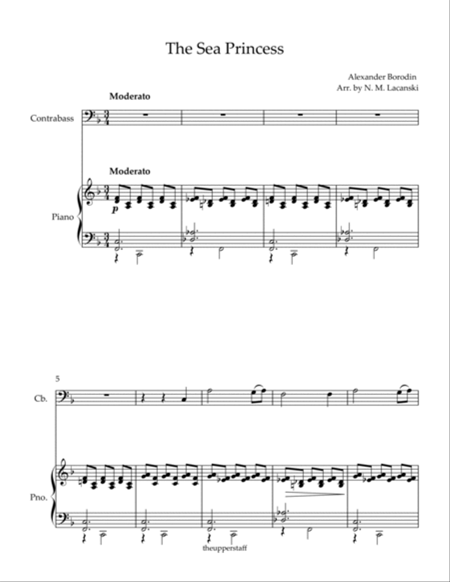 The Sea Princess Double Bass scores gallery preview page 2