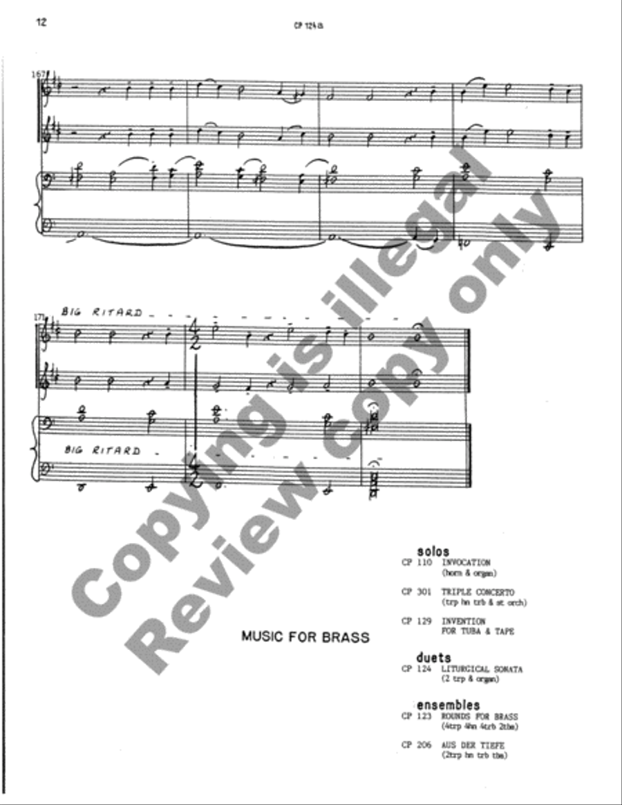Liturgical Sonata Liturgical Sonata Trumpet Duet scores gallery preview page 25