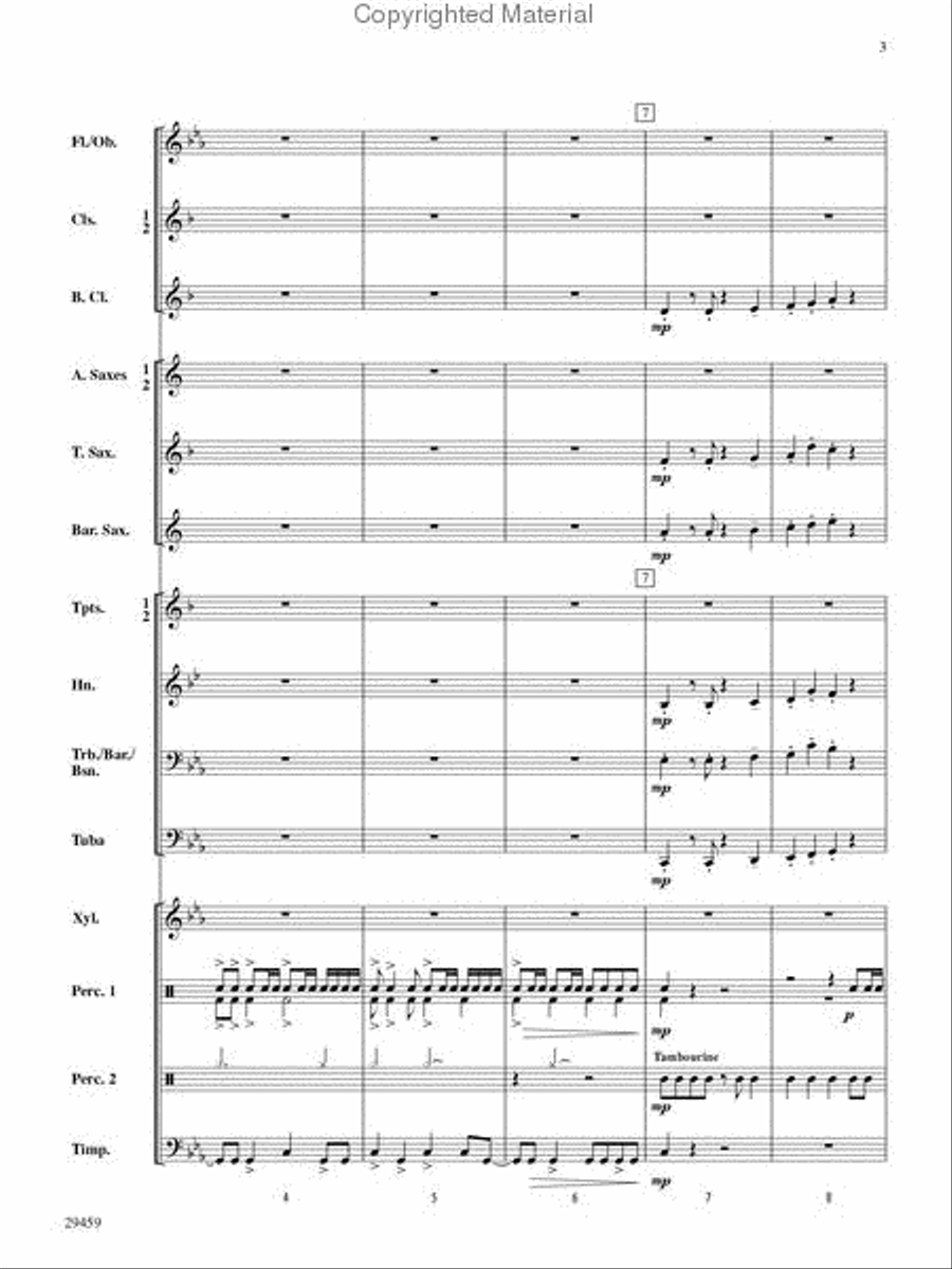 Conundrum Concert Band scores gallery preview page 3