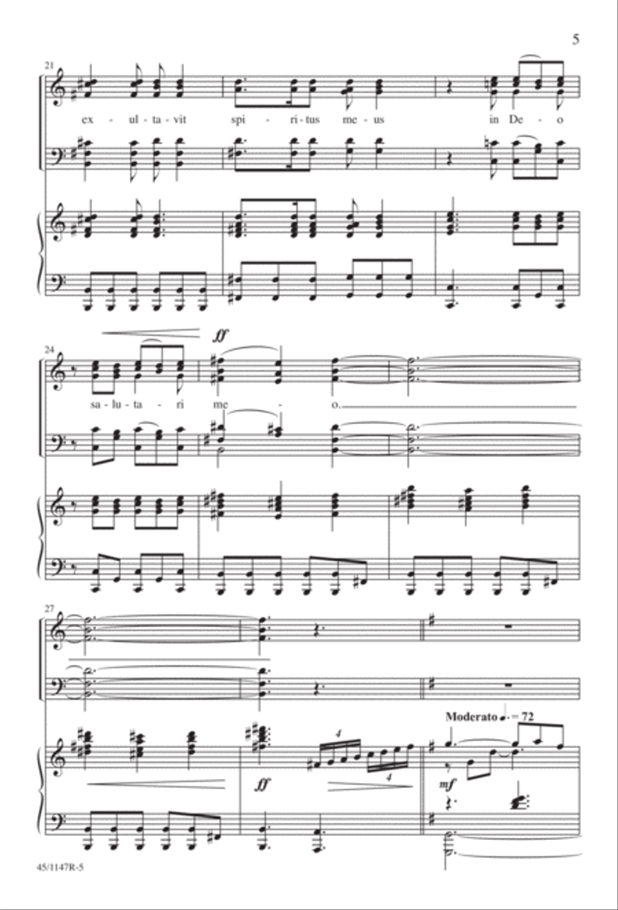 Magnificat Magnificat Divisi scores gallery preview page 6